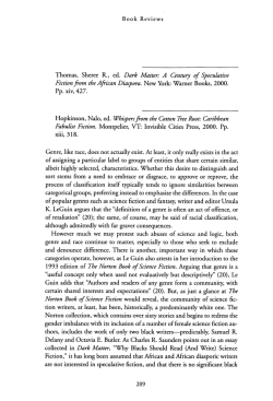 Thomas, Sheree R., ed. Dark Matter: A Century of Speculative