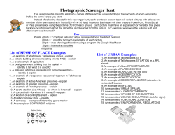 Photographic Scavenger Hunt