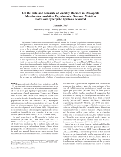 On the rate and linearity of viability declines in Drosophila mutation
