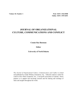 Person-organization fit: Using normative behaviors