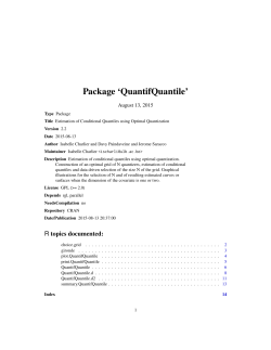 Package `QuantifQuantile`