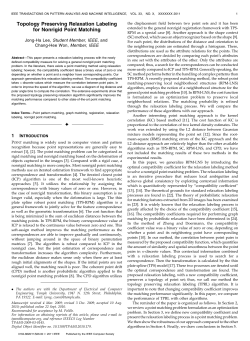 Topology Preserving Relaxation Labeling for Nonrigid Point