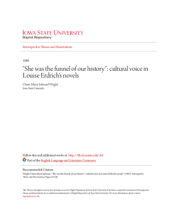 She was the funnel of our history - Iowa State University Digital