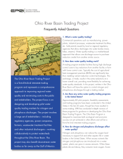 Frequently Asked Questions - EPRI | Ohio River Basin Trading Project