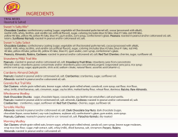 INGREDIENTS - Kar`s Nuts