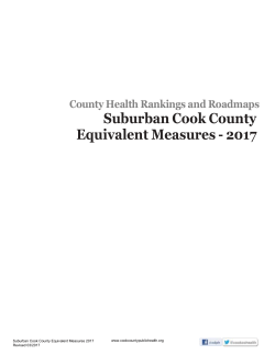 Suburban Cook County Equivalent Measures