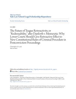 The Future of Teague Retroactivity, or