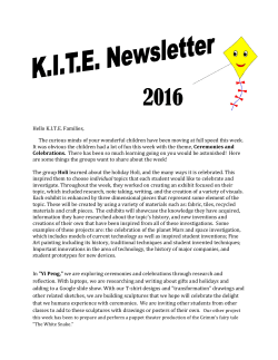 Newsletter - Kaleidoscope