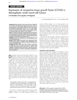 in desmoplastic small round cell tumour