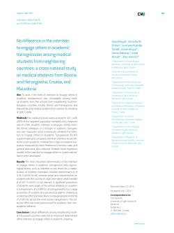 No difference in the intention to engage others in academic