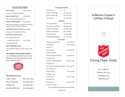 Jefferson County`s Lifeline of Hope