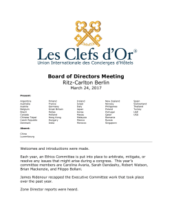 Board of Directors Highlights