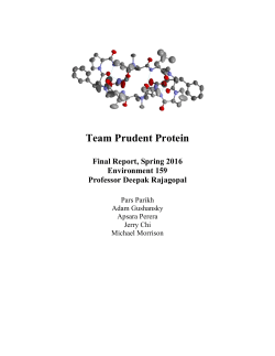 Team Prudent Protein - UCLA Institute of the Environment and