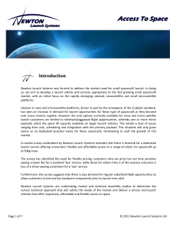 Introduction - Newton Launch Systems