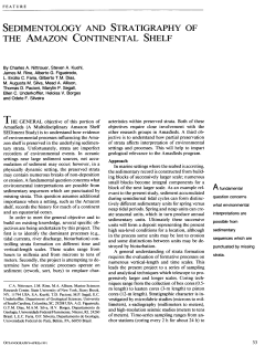 sedimentology and stratigraphy of the amazon continental shelf