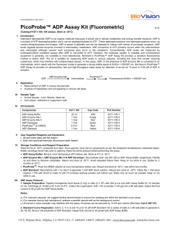 PicoProbe&trade; ADP Assay Kit (Fluorometric)