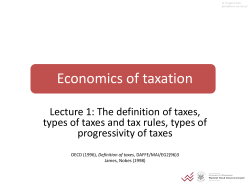 Economics of taxation