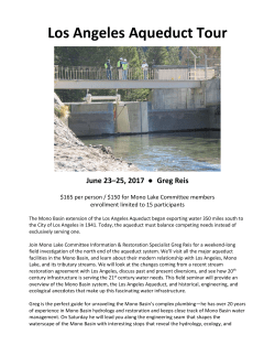 Los Angeles Aqueduct Tour