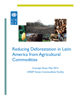 Reducing Deforestation in Latin America from Agricultural