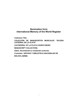 Nomination form