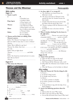 Theseus and the Minotaur