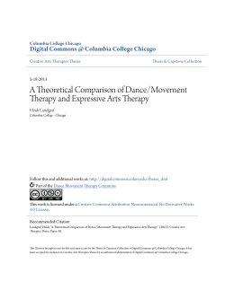 A Theoretical Comparison of Dance/Movement Therapy