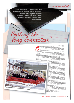 Coating the `long connection` - Canusa-CPS