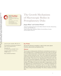 The Growth Mechanisms of Macroscopic Bodies in Protoplanetary