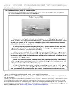 Writing - Grades 9-12 - Extended Constructed