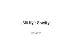 Bill Nye Gravity