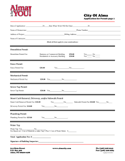 Building Permit Application