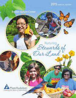 Nurturing - Mass Audubon