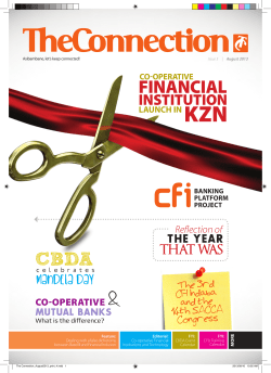 The Connection - Issue 5, August 2013