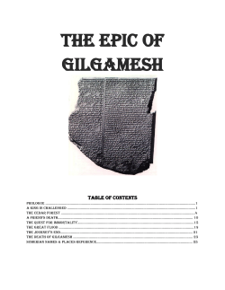 THE EPIC OF GILGAMESH