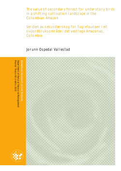 The value of secondary forest for understory birds in a