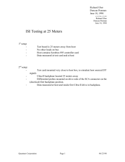 ISI Testing at 25 Meters