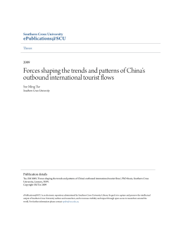 Forces shaping the trends and patterns of China&acirc;&bull;Žs