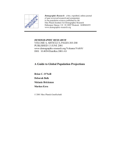 A Guide to Global Population Projections