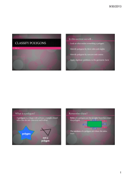 1.6 Classify Polygons