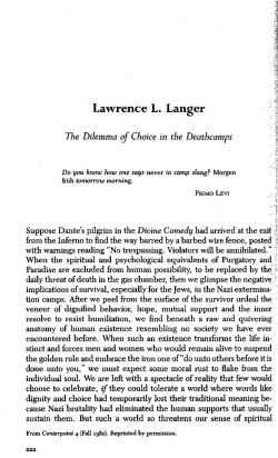 Lawrence L. Langer