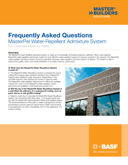 MasterPel Water-Repellent System