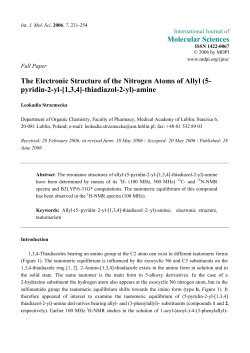 The Electronic Structure of the Nitrogen Atoms of Allyl (5-pyridin-2