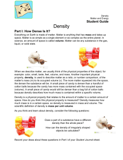 Density