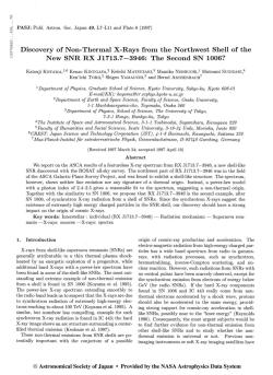 Discovery of Non-Thermal X-Rays from the Northwest Shell of the
