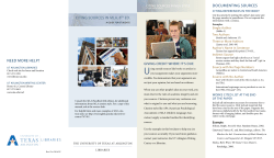Citing Sources in MLA 8th edition