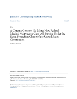 A Chronic Concern No More: How Federal Medical Malpractice