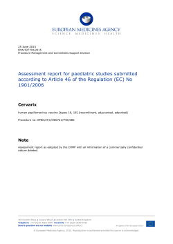 Cervarix, INN-human papillomavirus vaccine [types 16, 18