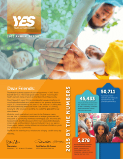 2015 - Youth Eastside Services