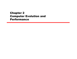 Chapter 2 Computer Evolution and Performance