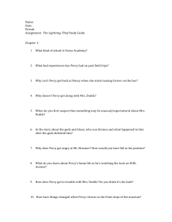 The Lightning Thief Study Guide